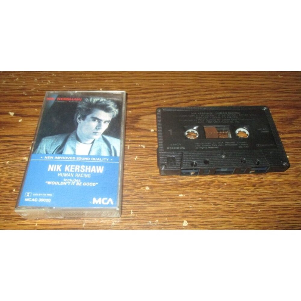 Nik Kershaw - Human Racing on cassette (MCA Records Canada, 1984)